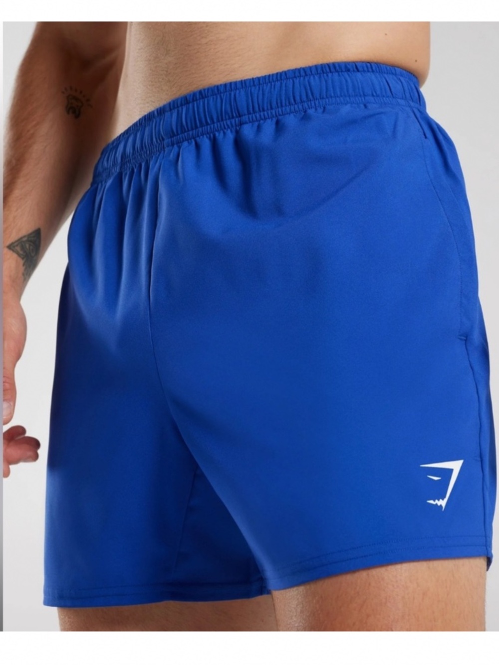 Gymshark men’s sport shorts 5” inseam electric blue sz M NWT